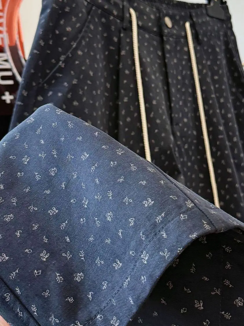 

plus Size High Waist Floral Print Casual Pants Women's Spring Sle Comfortable Breathable Wide Leg Trousers for plus Size