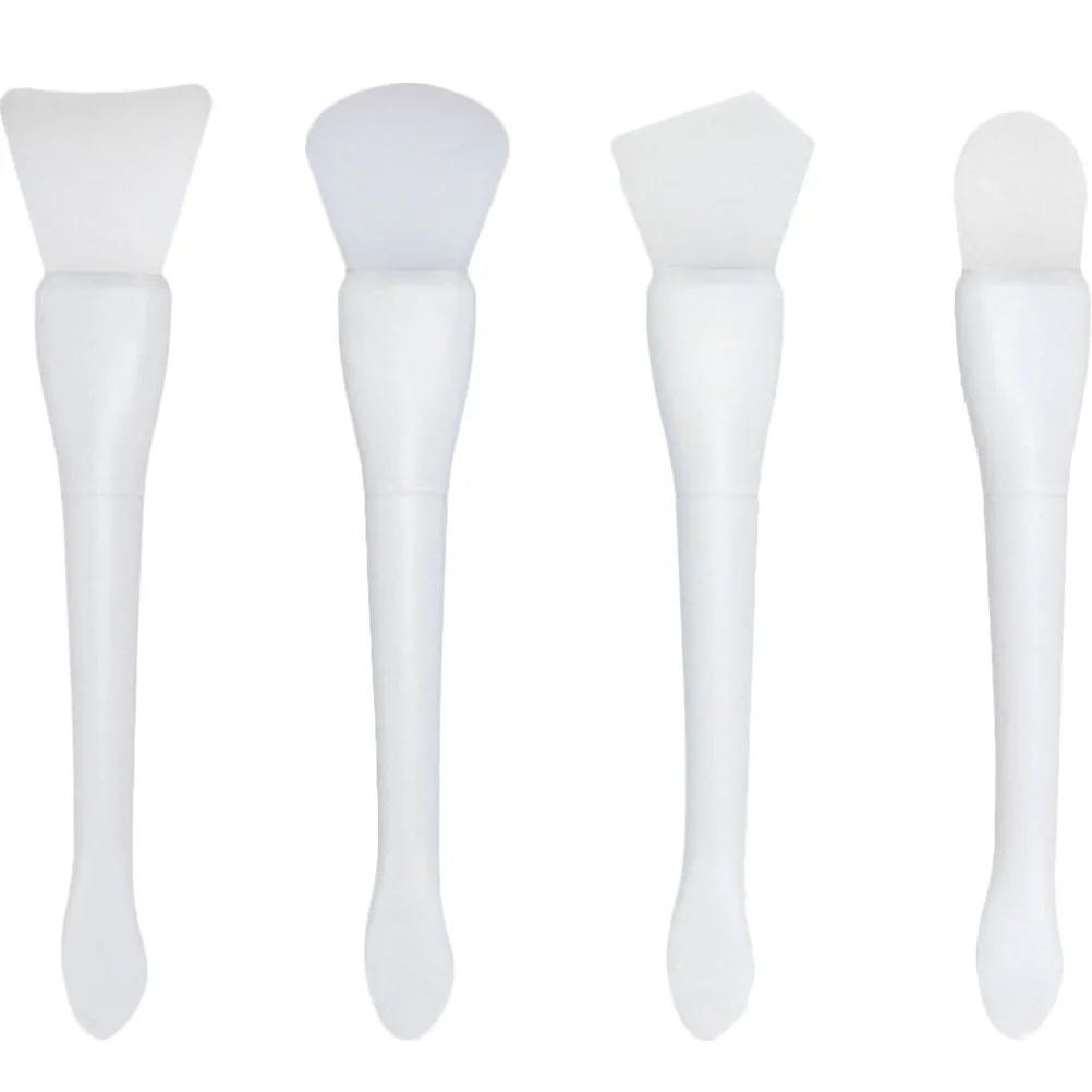 Applicateurs de masque Facial, brosses double face, outil de beauté, masque de boue léger et Portable, outil de soins de la peau, 4 pièces