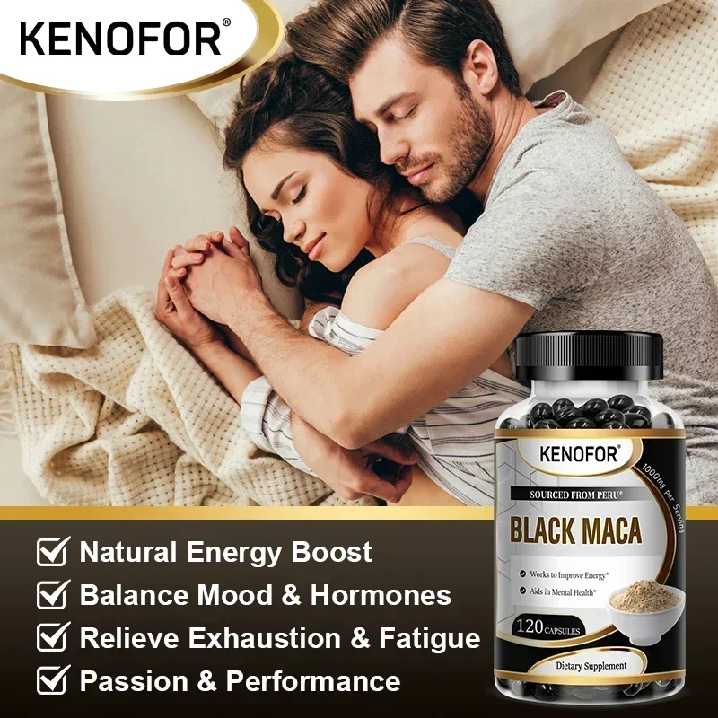 Best Maca for Men and Women Relieves Fatigue Anxiety, Increases Energy Vitality, Improves Stamina and Boosts Immunity