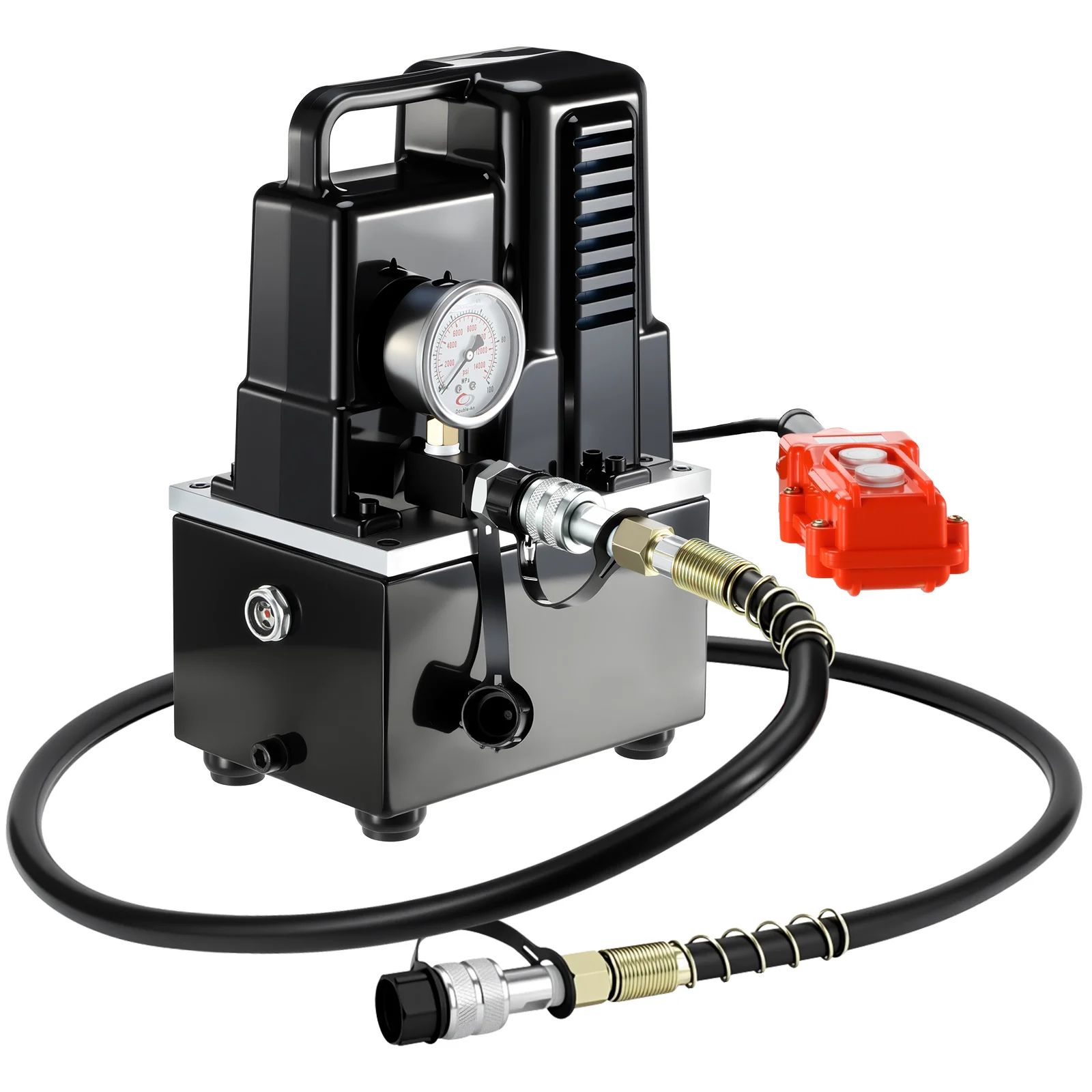 

Electric Hydraulic Pump, 750W 110V/120V 3L Capacity, Single Acting Solenoid Valve, Electric Driven Hydraulic Pump Power Pack Unit With Pedal Switch - For Industrial Applications - Suitable for Punching/Bending/Jack Machines - Ideal Gift for Mechanics & DI
