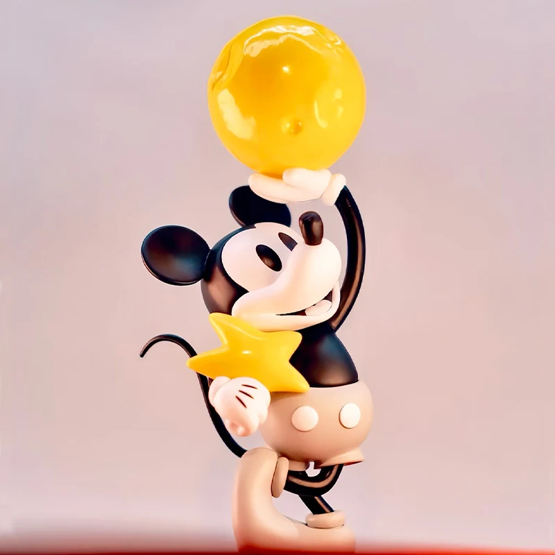 Em estoque disney mickey cor caça série caixa cega anime figura de ação bonito mesa surpresa caixa presente natal para amigos