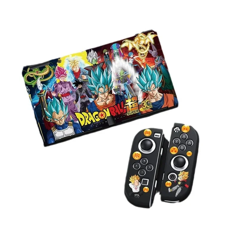 Dragon Ball for Nintendo Switch OLED Matte Soft TPU Case Split Silicone Protective Cover with Goku Design for NS Console - view 6