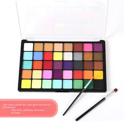 40 colors sub gloss water soluble Body painting Halloween Christmas makeup children's face color