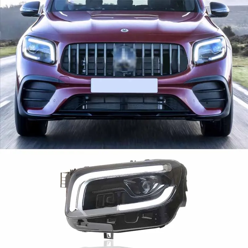 

fit for 20-23 Mercedes-Benz GLB180 modified AMG headlight assembly LED lens daily running light Dynamic Turn Signals high beam