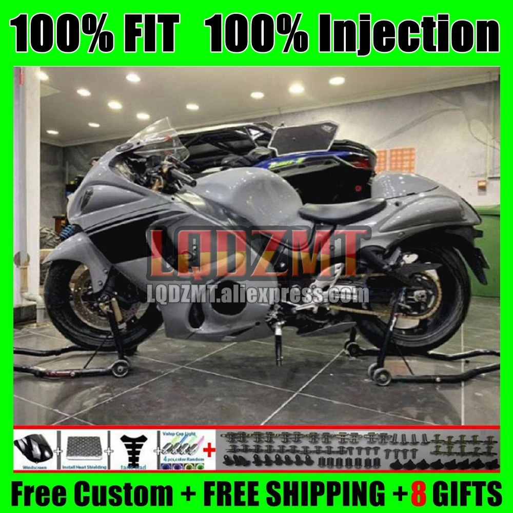 Fairing For SUZUKI Hayabusa GSXR1300 08 09 10 11 12 13 14 28No.311 GSXR 1300 GSXR-1300 2015 2016 2017 2018 2019 2020 Glossy Grey