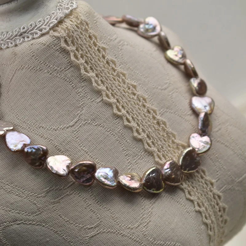 

1 нить барочных жемчужин в форме сердца, пресноводный жемчуг неправильной формы, рассыпные бусины для изготовления ожерелий, браслетов и ювелирных украшений своими руками