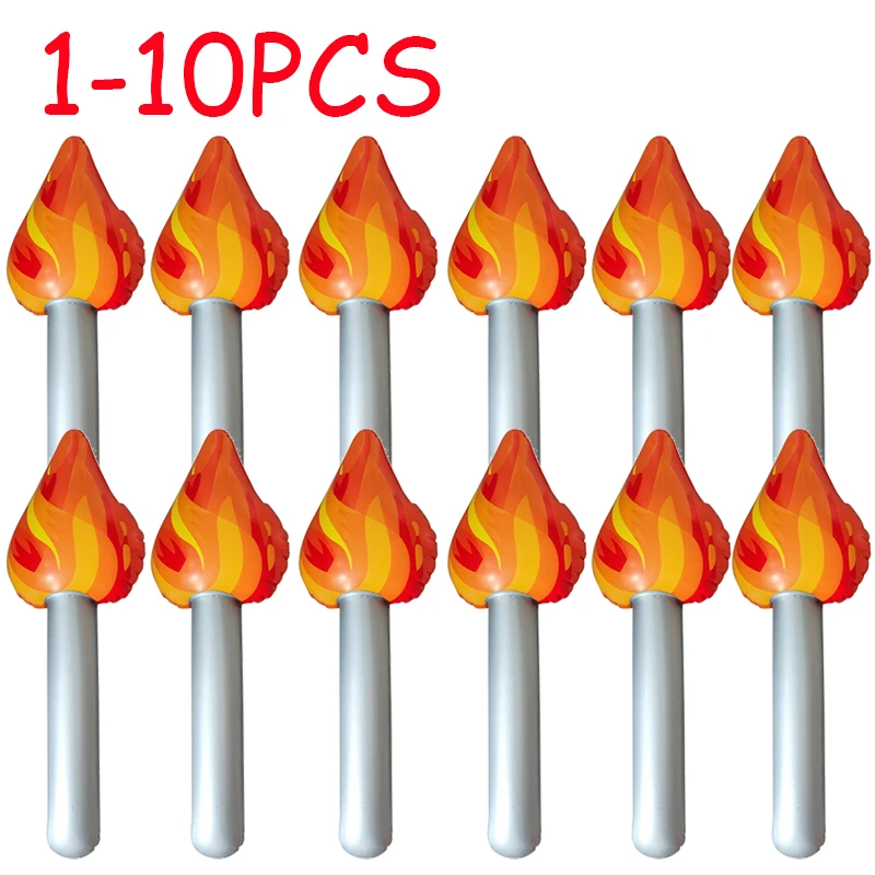 شعلة قابلة للنفخ للاجتماعات الرياضية ، لواو القرون الوسطى تحت عنوان ، شعلة المرح ، المنافسة الرياضية ، ديكورات الحفلات ، الدعائم ، 1-10