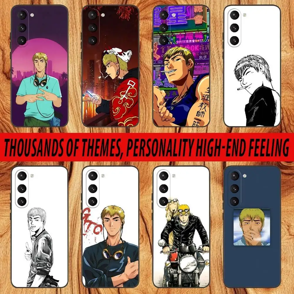 

Eikichi Onizuka G-GTO Phone Case For Samsung S 25,24,23,22,30,21,10,9,Ultra,Plus,Lite,FE,4,5 G Black Soft Case