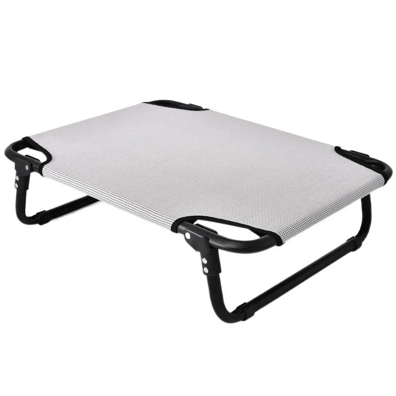 

Folding pet bed, dog iron bed, spring and summer removable dog bed