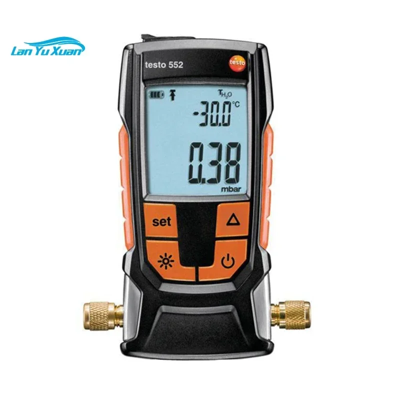 Testo 552 Digital Vacuum Gauge 0560 5522  Measuring Instrument 0-26.66mbar Bluetooth-compatible