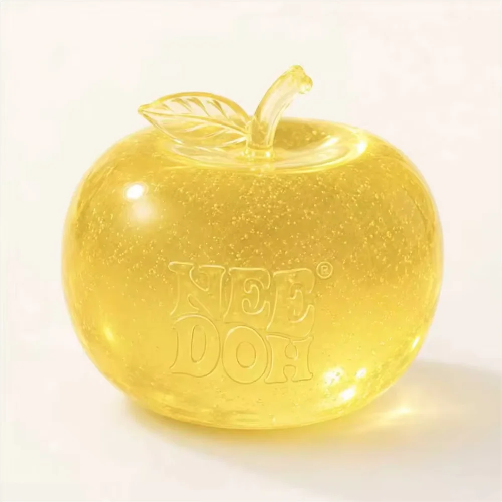 Needoh Apple Stress Ball Slow Rebound Squeeze Toy Relaxing and Interesting Gifts Squeeze Toy Soft Jelly Senses Gifts For Adult view 4
