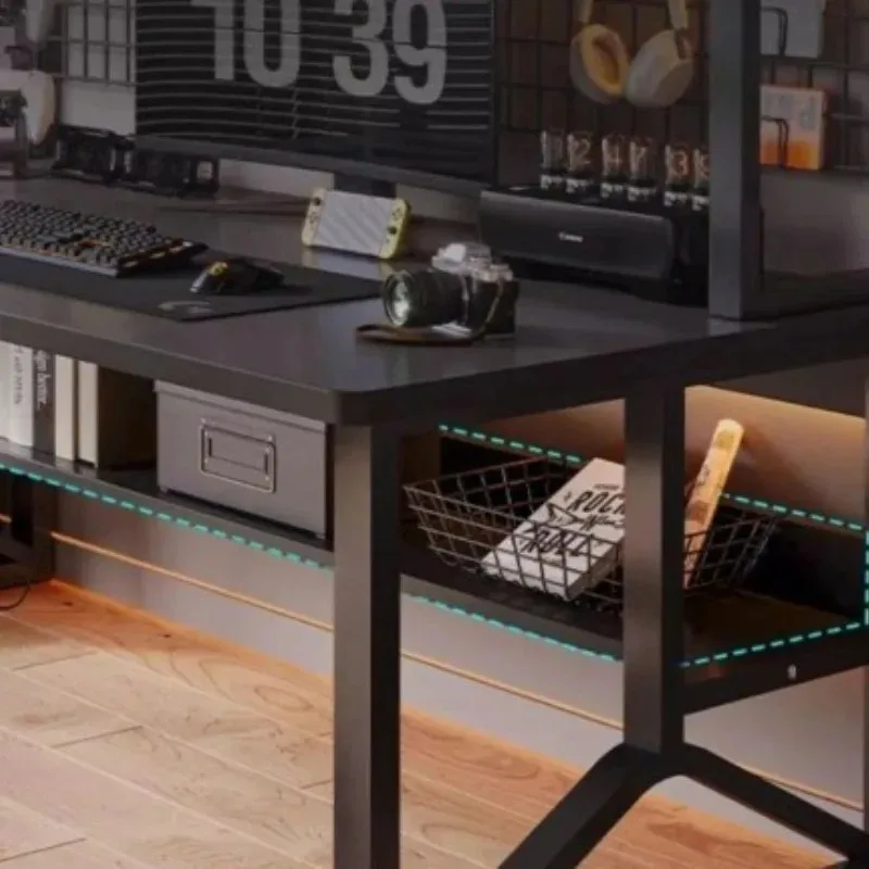 

Office Computer Desk Computer Desk Gaming Table Sturdy Home Gamer Table Metal Legs Dormitory Student Tables Laptop Computer Desk