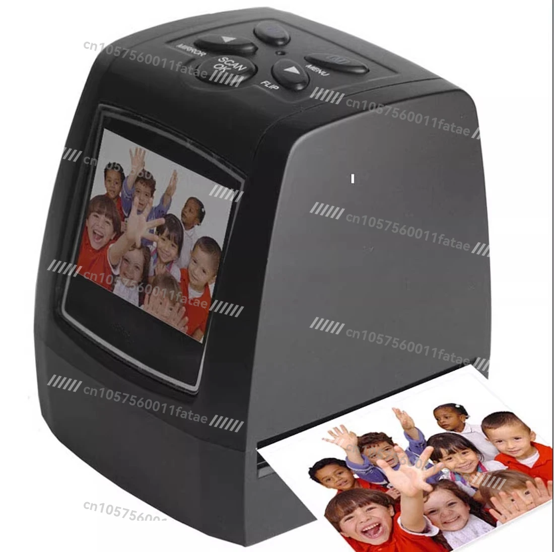 135/35Mm Film Scanner, Support Slide 32G SD Card Storage LED Backlight