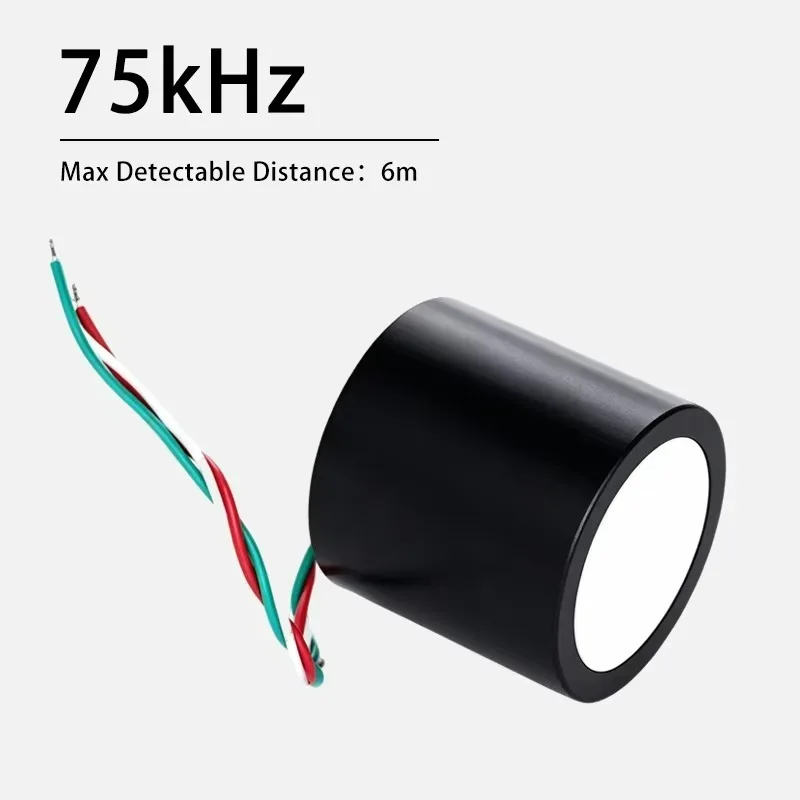 75 KHz Ultrasonic Waterproof Sensors for Air Measurement 25cm-6m Range Transducers for Short-range Precision Measurement