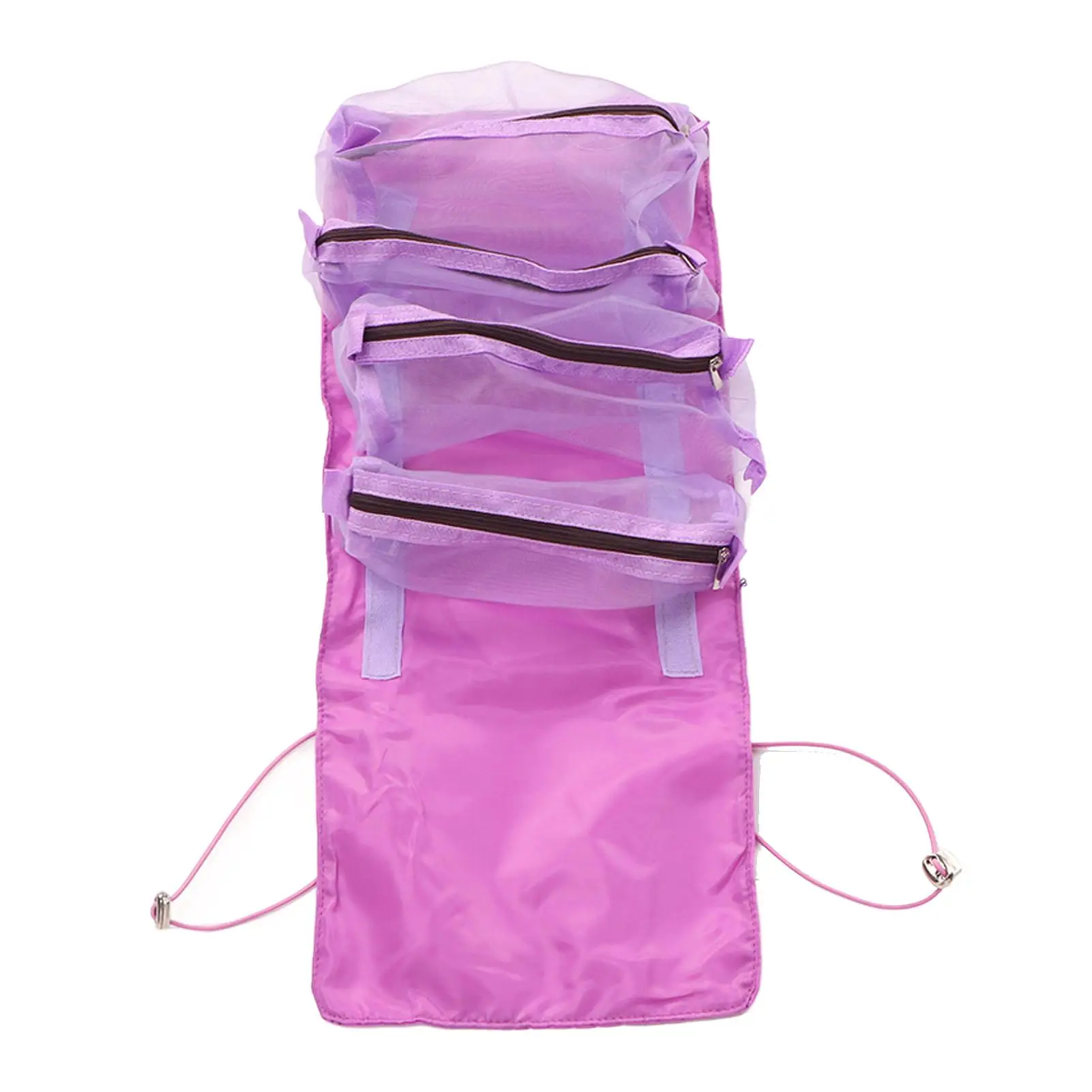 4 in 1 Hanging Makeup Bag: Multifunctional Roll for Bathroom