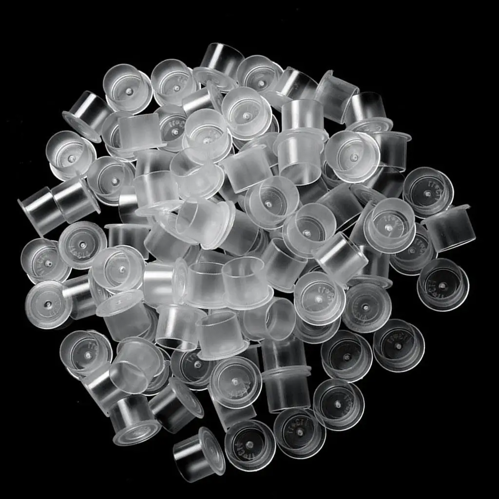 500x Professional Cup Plastic for Needle Ink Supplies