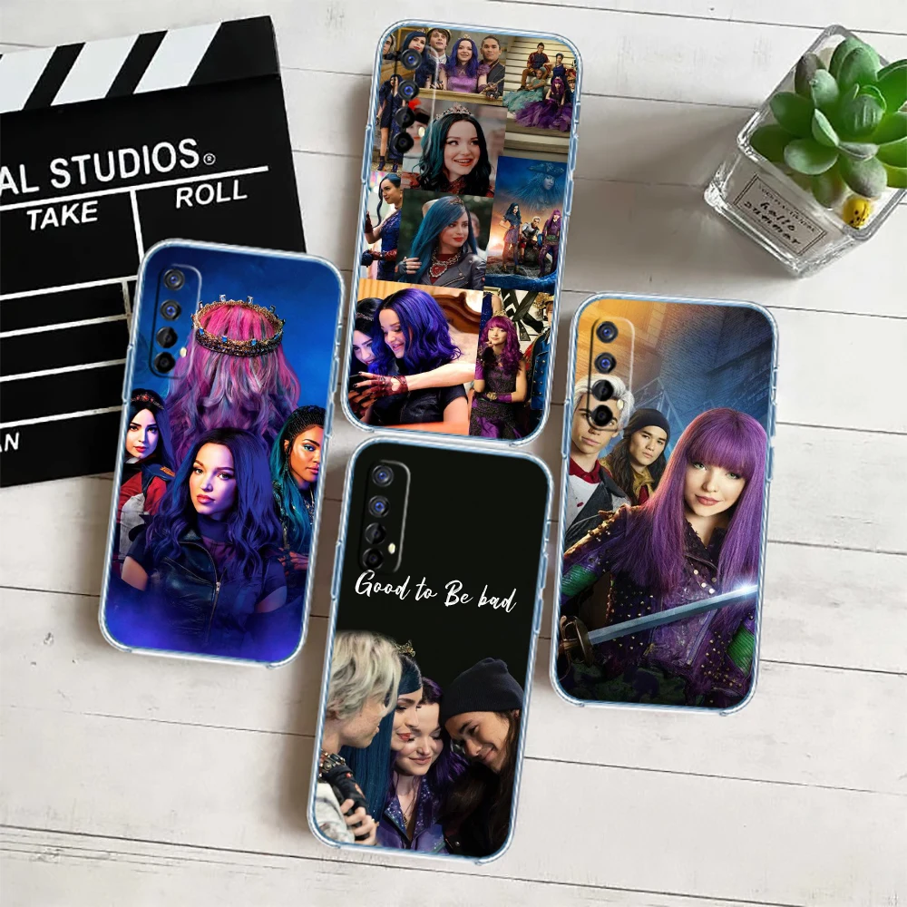 Descendants Transparent Phone Case for Motorola G40 G04 G05 One Ace Action  Fusion Plus Hyper Macro Vision Zoom view 4