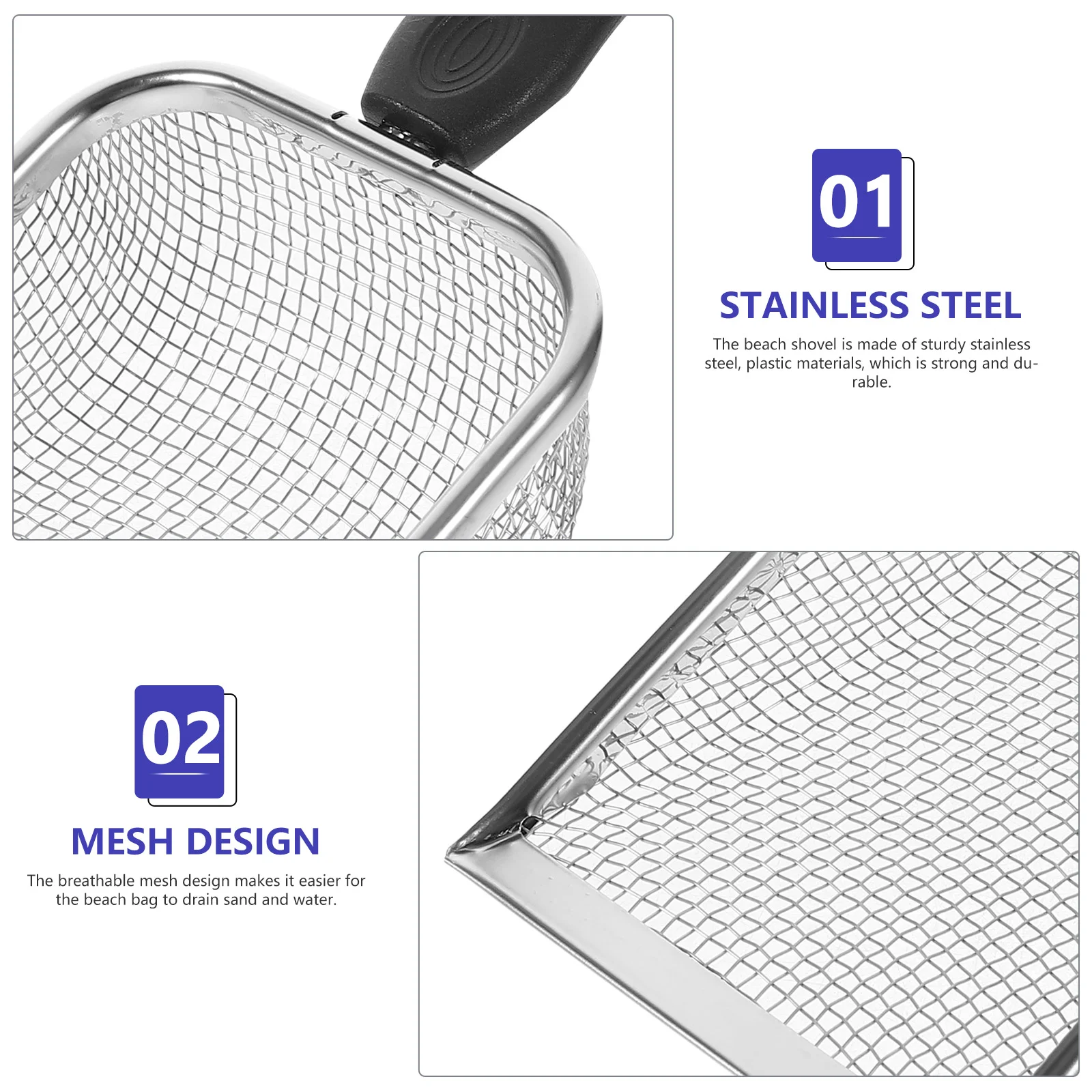 2-delig strand huisdier shell schepje beschietingen zeef speelgoed buitenspeelgoed mesh spelen zandfilter graven tool kind