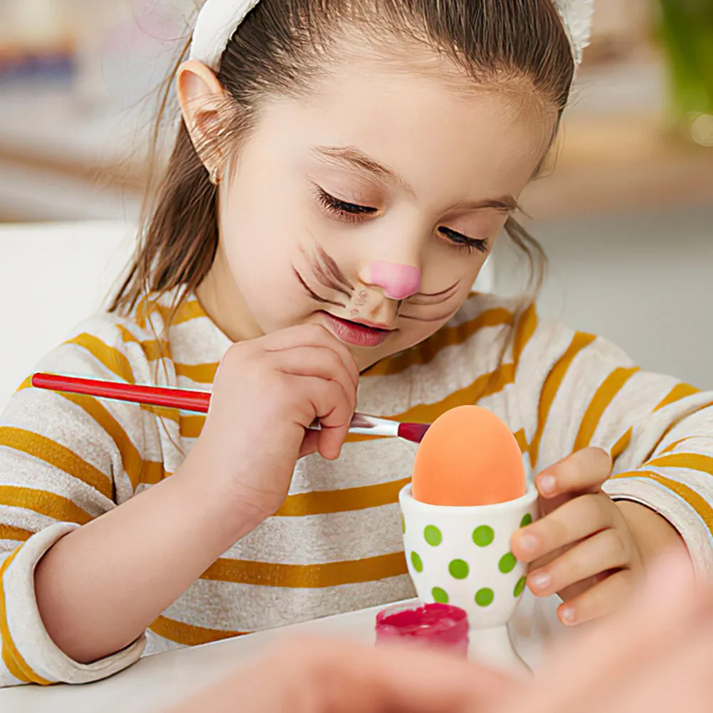 

Набор из 6 деревянных неокрашенных реалистичных имитаций яиц для поделок, декора на Пасху, украшения дома, аксессуары для курятников