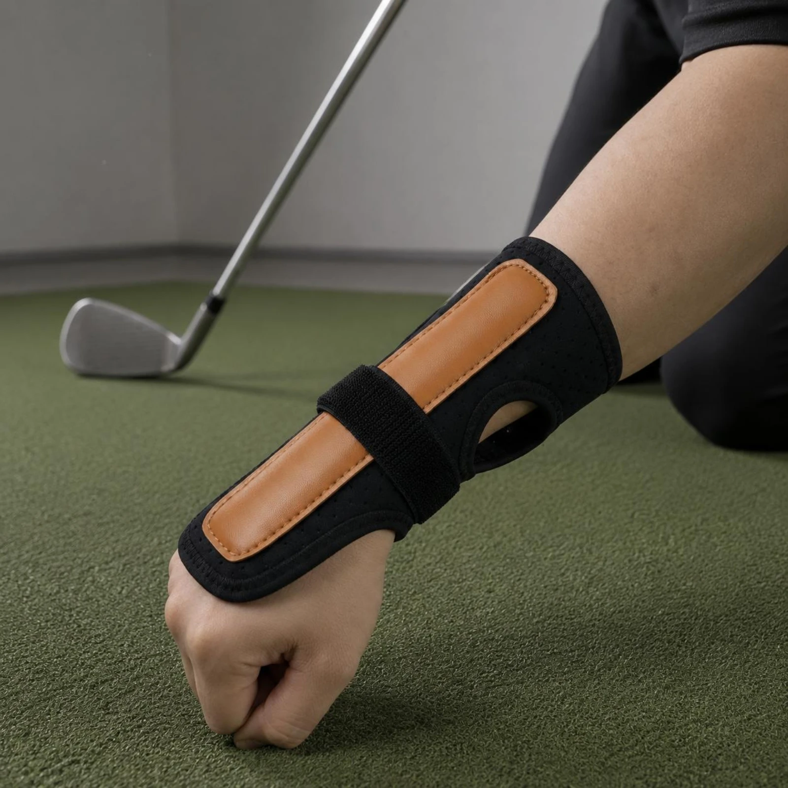 Golf Wrist Brace Beginner Friendly Golf Arm Strap Sports Support Posture Correction Adjustable for Beginners, Training, Practice