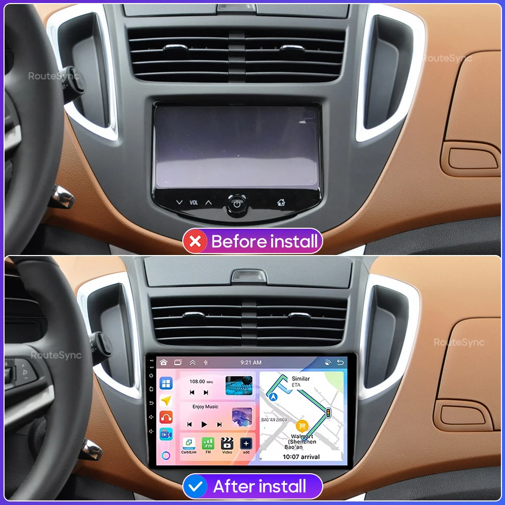 For Chevrolet Trax Tracker 2014 - 2016 Android Carplay Auto Car Multimedia Radio Video Player Head Unit Navigation GPS No 2din