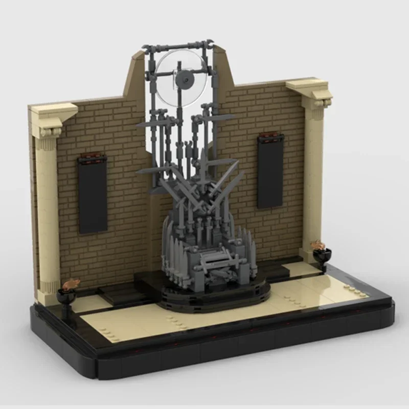 Star Movie Series Moc Mattoni da costruzione Trono di ferro Diorama Modello Tecnologia Blocchi modulari Costruzione Assemblaggio fai da te Regali giocattolo
