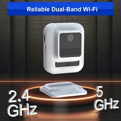 New Tuya HD WiFi Dual Band 2.4G&5G Mini Camera Smart Home Security Protection Magnetic Portable Surveillance Built-in Battery