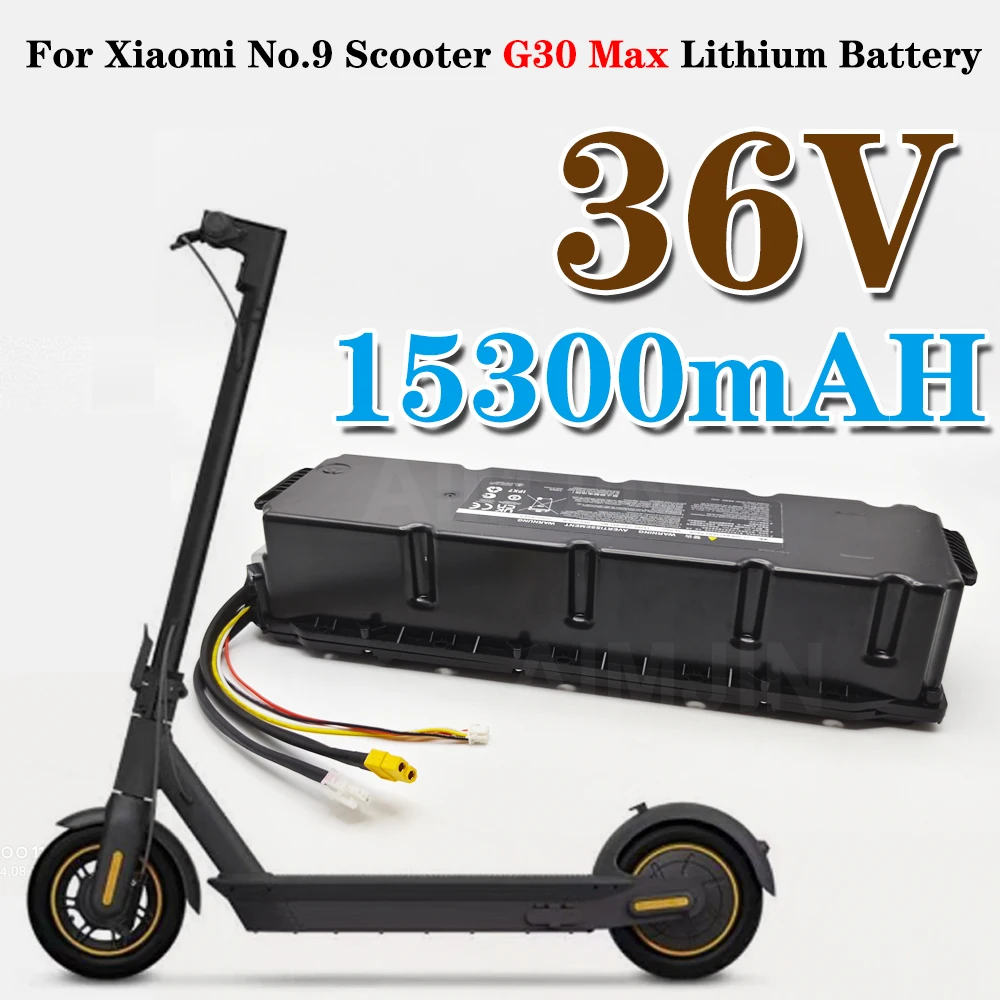 G30 36V Soccter battery 18650 10S6P battery pack 15300mAh For Xiaomi No.9 Ninebot MAX G30 G30LP G30D Soccter