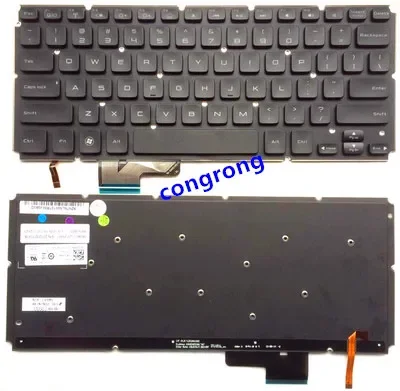 

Клавиатура США для DELL XPS 14 15 XPS 15 L421X L521X L421 L521 XPS14 Клавиатура ноутбука с подсветкой