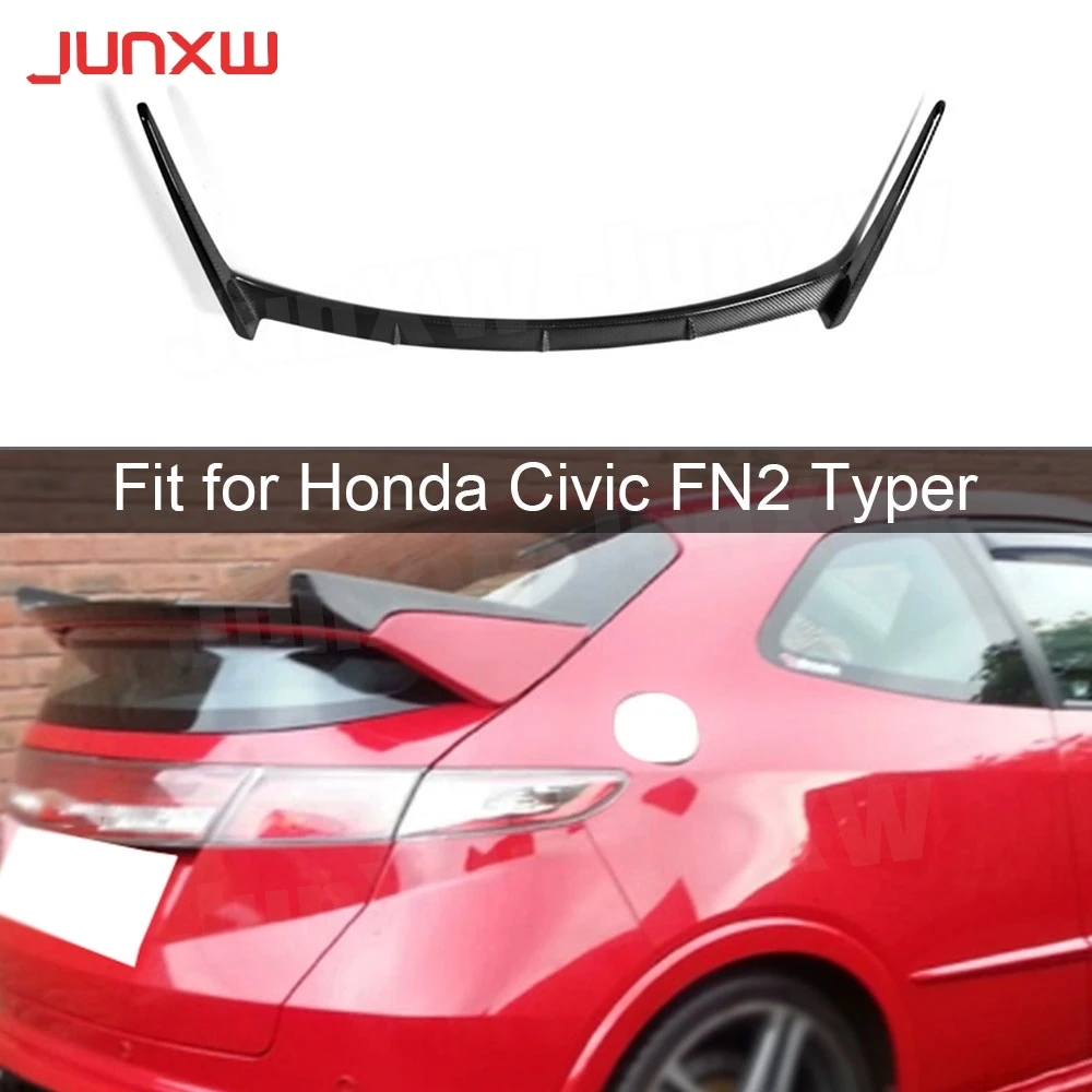 

Carbon Fiber FRP Car Rear Trunk Spoiler Boot Lip Wing for Honda Civic FN2 2007-2011 Typer Rear Spoiler Wing Car Styling