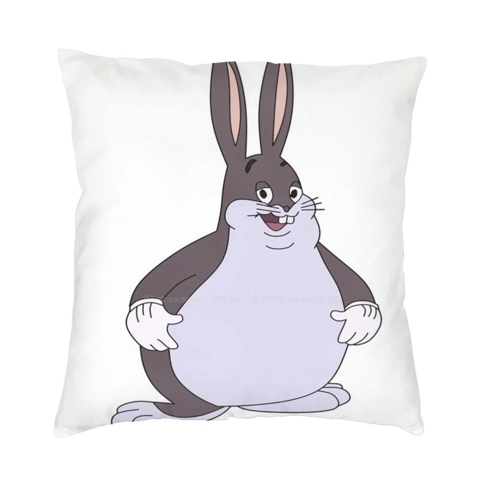 Chubby Chungus Pillowcase Bedroom Home Decoration Big Chungus Looney Toons Funny