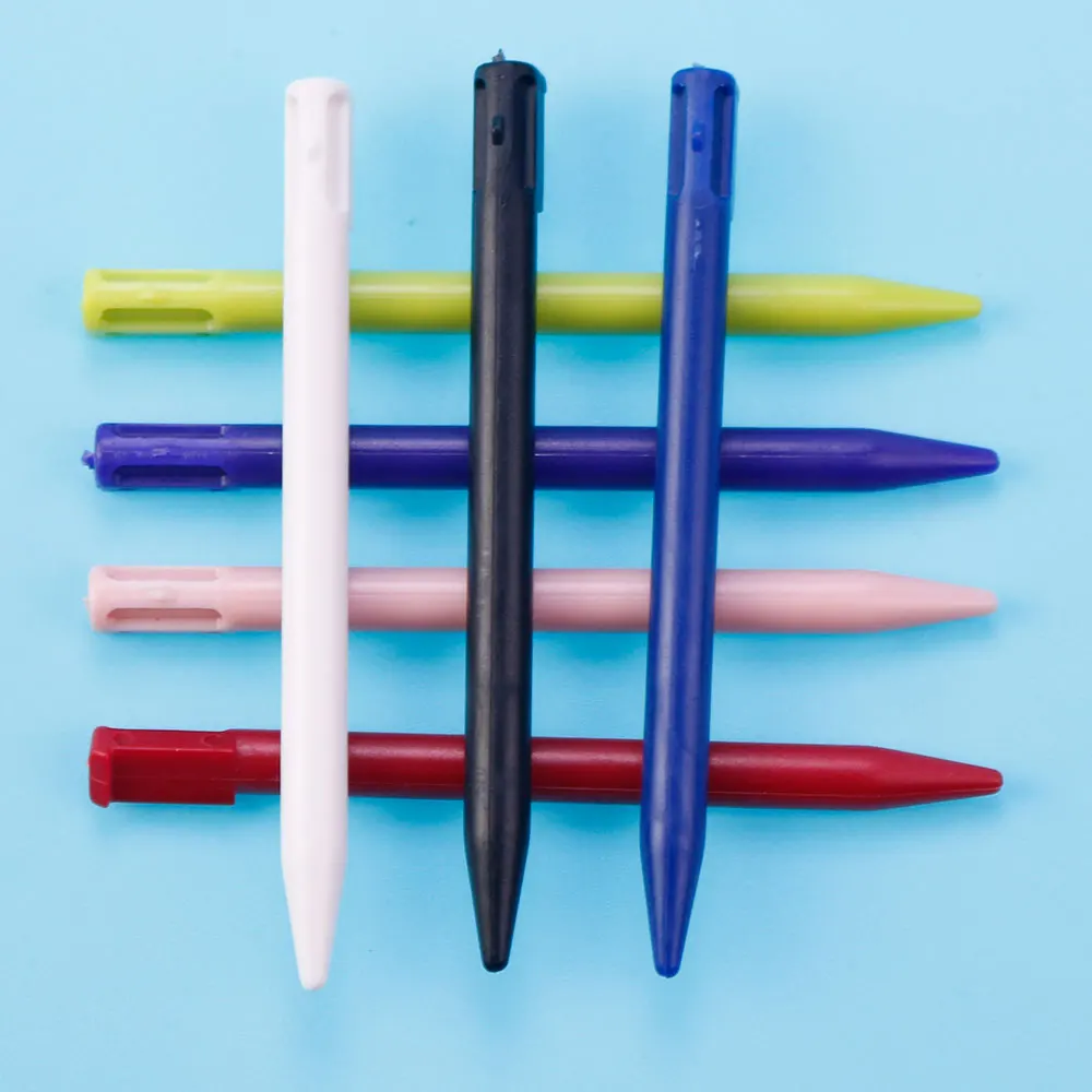 2 pezzi di plastica Touch Screen penna stilo penna portatile matita Touchpen Set 7 colori per 3DS