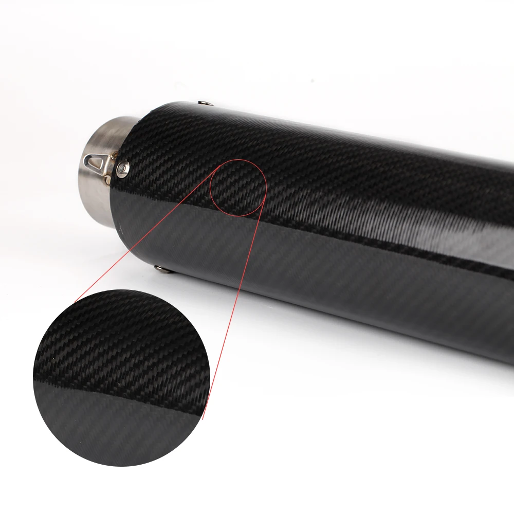 Suitable for 450MM/490MM/550MM titanium alloy/stainless steel motorcycle assembly muffler for PCX Z900 MT07 R3 NINJA400 muffler