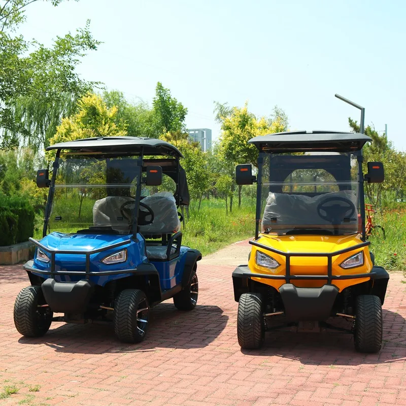 Airo 48V Lead Acid Battery Electric 2 Seater Golf Cart Off-Road Hunting Cart Competitive Golf Car CE Certified 30-50Km/h