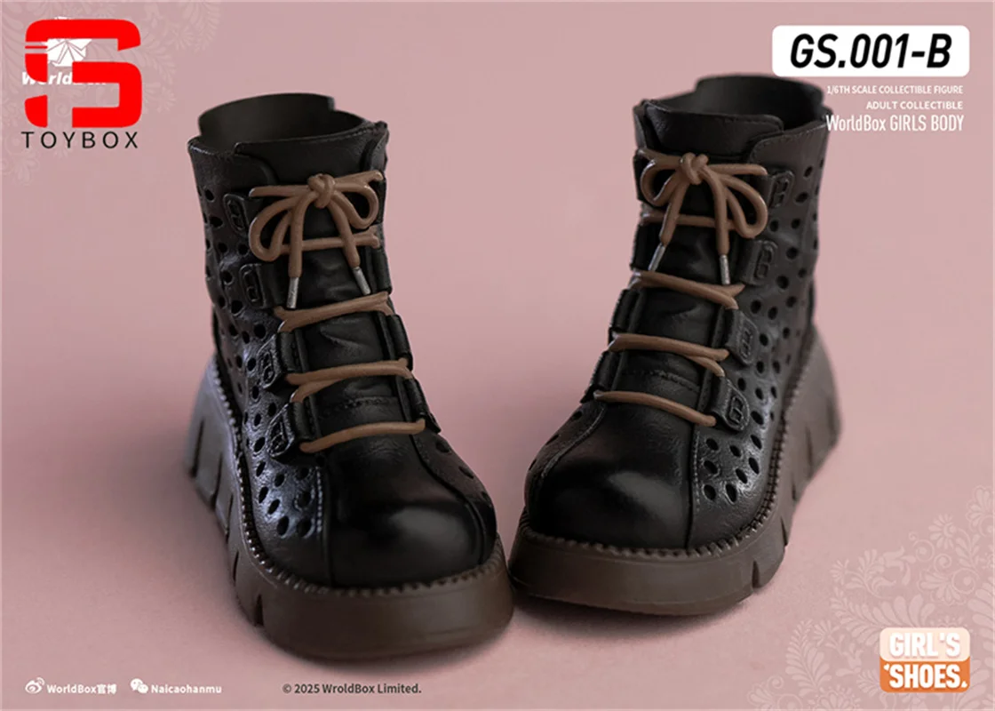 Worldbox GS001 GS002 1/6 Schaal Laarzen Sneakers Effen Schoenen Model Fit 12 ''Vrouwelijke Action Figure Body Poppen