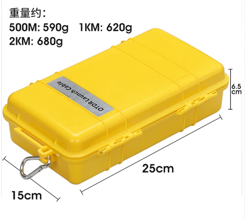 SM 광섬유 OTDR 발사 케이블 박스, SC APC-FC UPC, 좋은 품질 SC, APC-FC, UPC, 500M, 1km, 2km