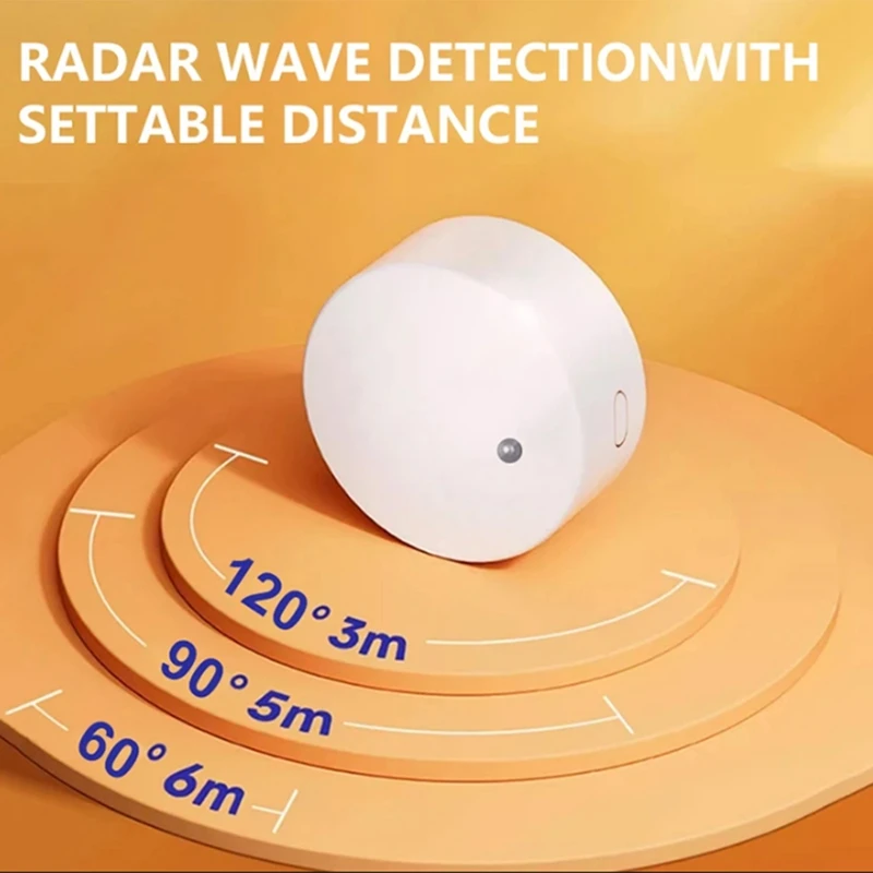 WIFI Human Presence Sensor เครื่องตรวจจับเรดาร์ Wave Detection Sensor สําหรับ Home Security Tuya Human Body Exists Sensor