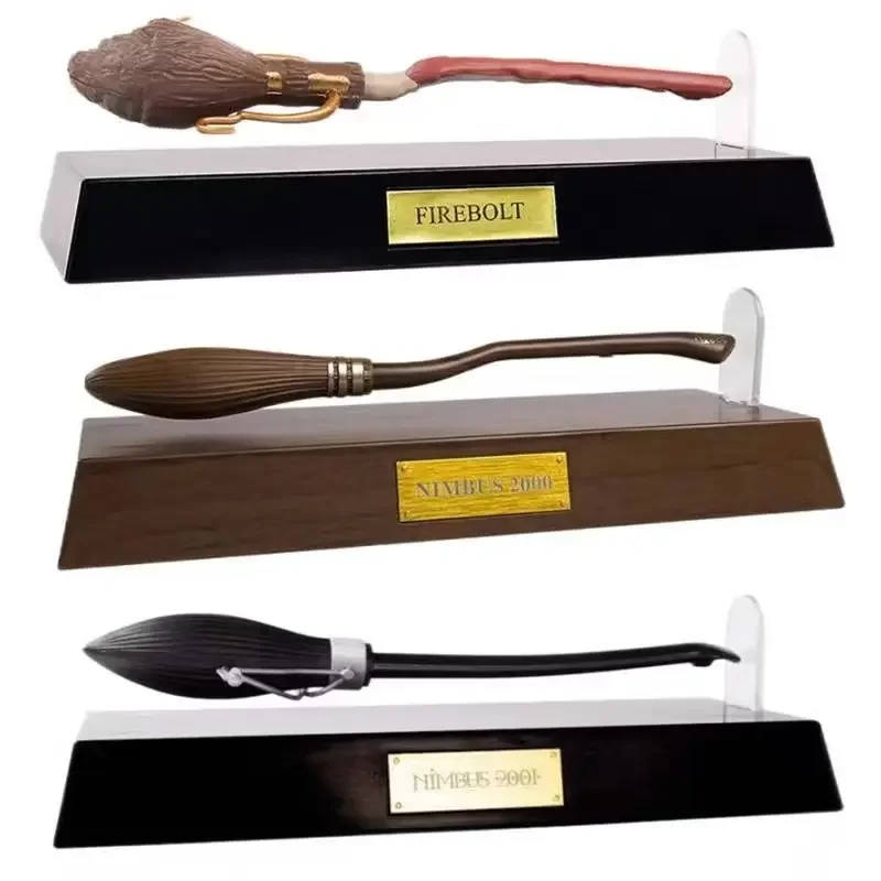 Anime película mágica periférica varita flotante pluma adornos palo de escoba volador Nimbus 2000 2001 perno de fuego Fans coleccionar regalos