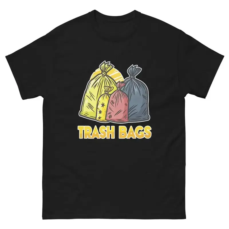 Trash Bags Party Supplies Items Birthday Event T Shirt
