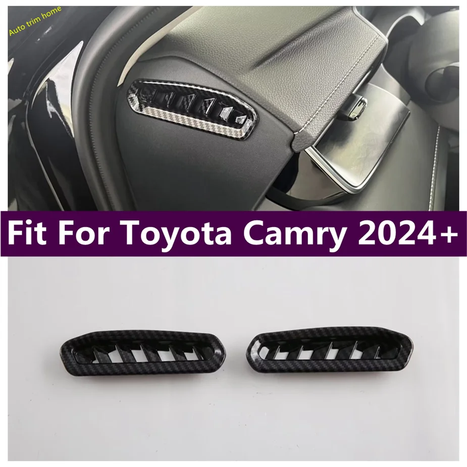 

Air Conditioning AC Vents Frame Cover Trim Dashboard Air Outlet Decoration Fit For Toyota Camry 2024 2025 Car Accessories