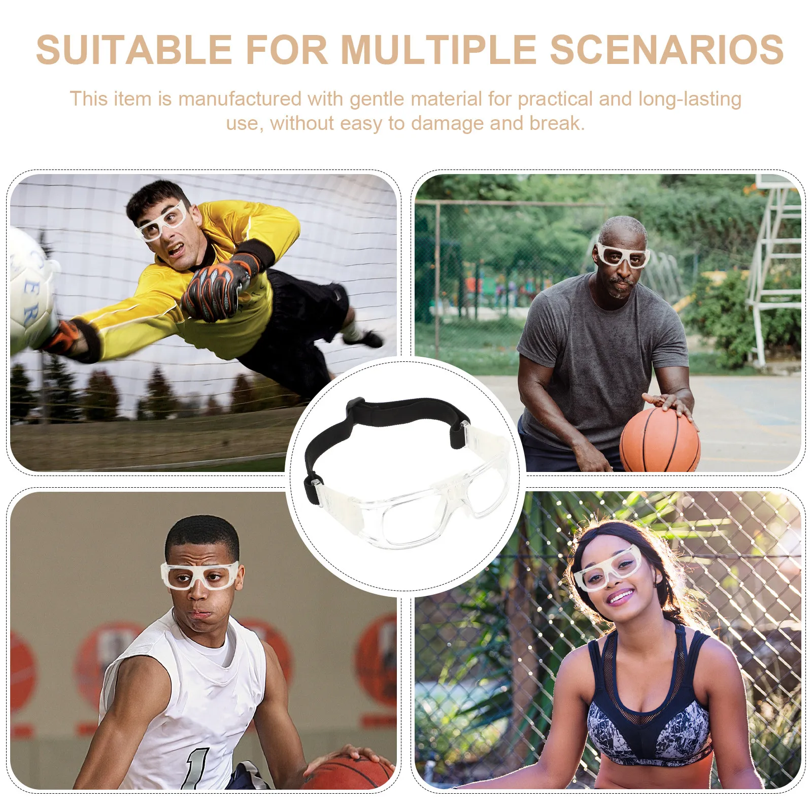 

Спортивные очки с защитой от запотевания для мужчин: портативные, легкие, удобные для активного отдыха, путешествий, баскетбола, футбола