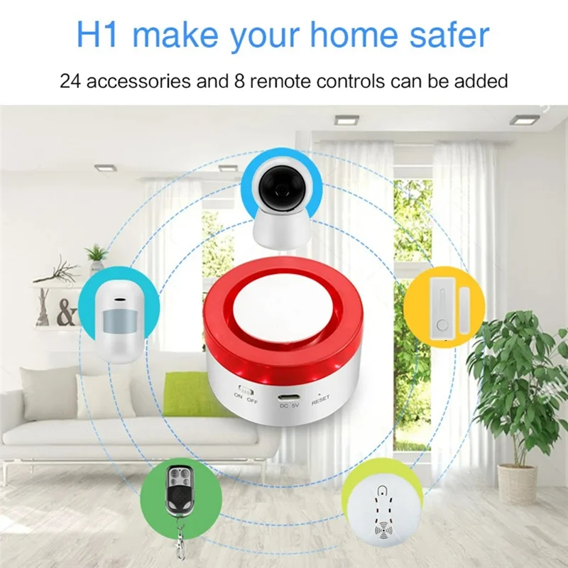 

CABE-Tuya умная домашняя охранная сигнализация комплект Wi-Fi беспроводная охранная сигнализация магазин охранная сигнализация датчик движения двери и окна