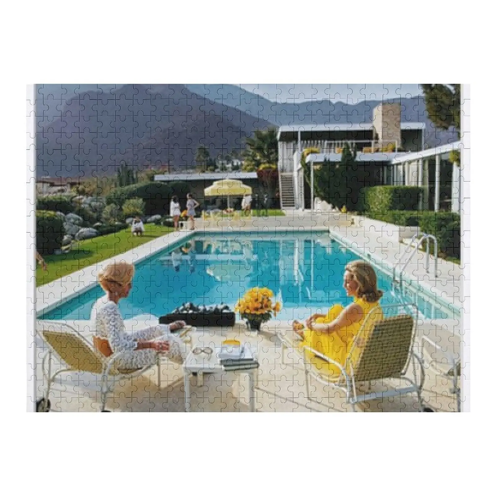 

Gossip Vintage Photography Art Poster Jigsaw Puzzle Adult Wooden Wood Name Personalized Name Puzzle