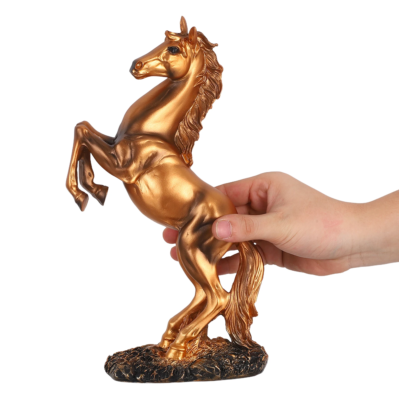 

Zodiac Horse Sculpture 2026 Feng Shui Zodiac Horse Sculpture Home Decor Desktop Decorative Statues Horse Figurine For Office