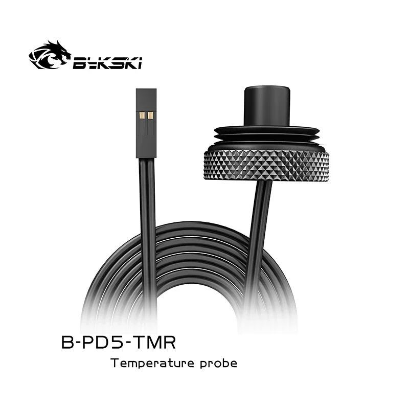 Bykski Water Stop Plug For Thermometer Temperature Probe, 10K G1/4'' For CPU/GPU Block,Reservoir,Pump, Distro Plate, B-PD5-TMR