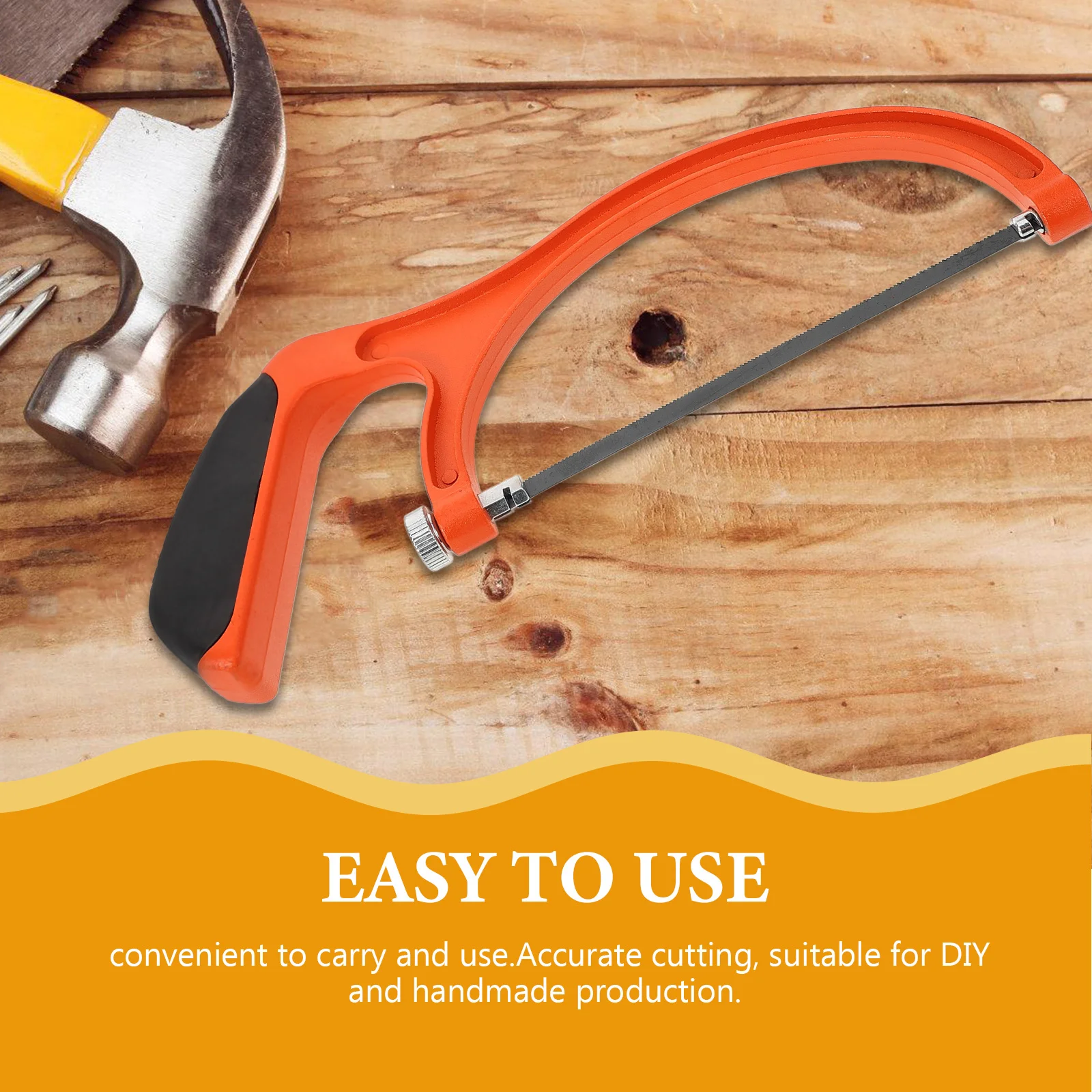 

1Set Mini Saw for Woodworking and Metalworking with Thick Blade Portable DIY Hand Saw Tool Ergonomic Handle Smooth Cutting U