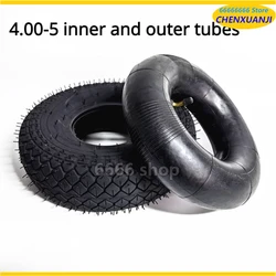 4.10/3.50-5 Inner Outer Tires 4.00-5 Inner Outer Tires Suitable for 12 Inch Walking Elderly Scooters, Hand Carts, Tires