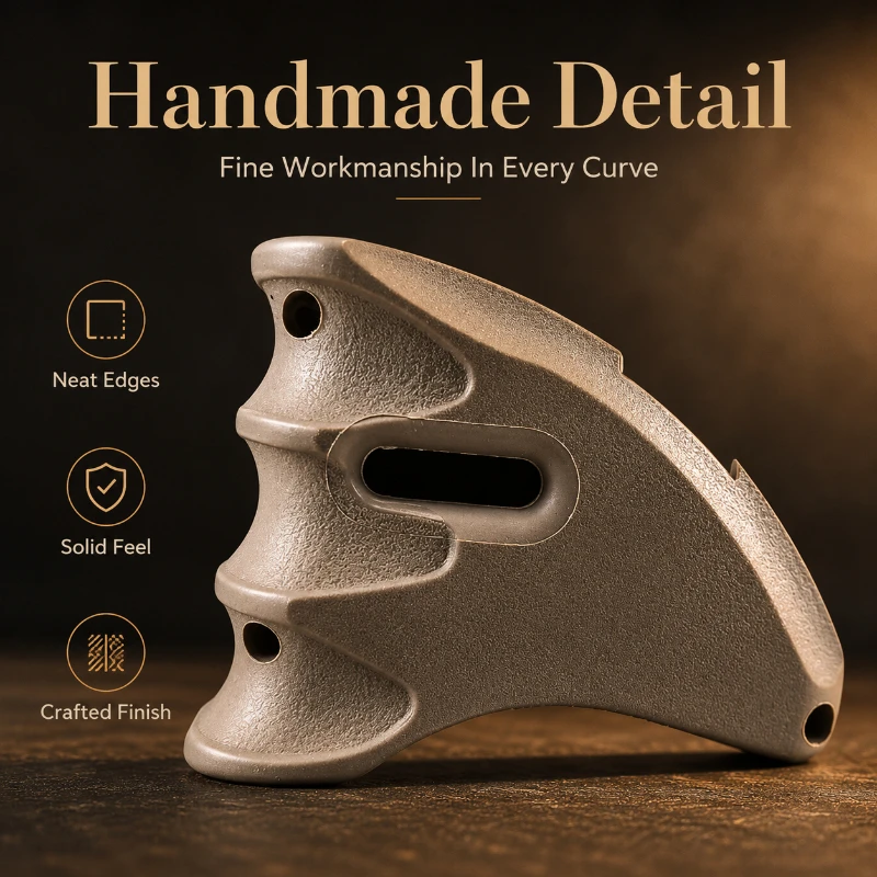 Blank Undrilled Nylon Grip Casing Solid Molding Matte Finish Hobby Handcraft Model Personalized Modification Supplies