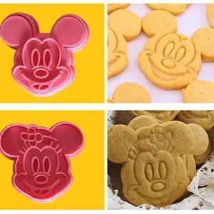 Disney-3D Mickey Mouse Molde De Plástico, DIY Baking Mold, Bolo De Biscoito, Bola De Arroz, Animal Dos Desenhos Animados, Decoração De Festa De Aniversário 12 principais vendas esfera de disney - №8