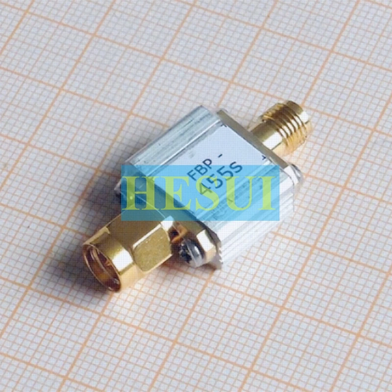 455MHz Surface acoustic wave bandpass filter bandwidth 5MHz